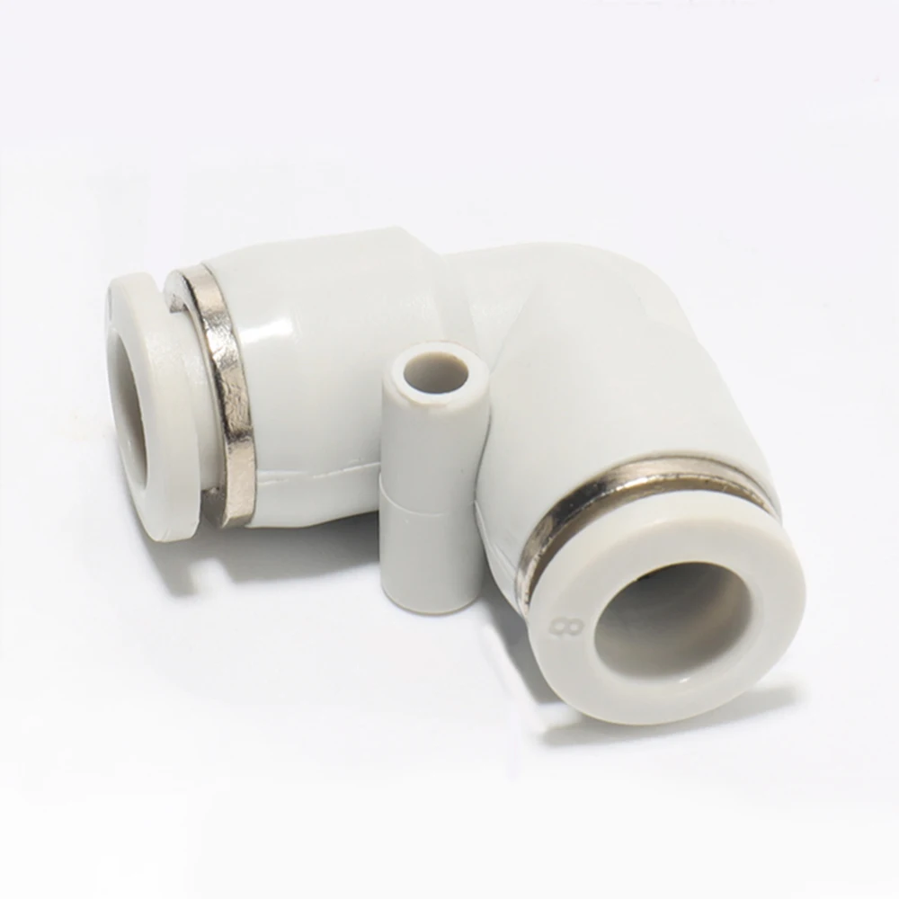 PV Pneumatic Quick Connector Trachea Hose Quick Connector Plastic White Connector Air Compressor Accessories 4 6 8 10 12 14 16mm