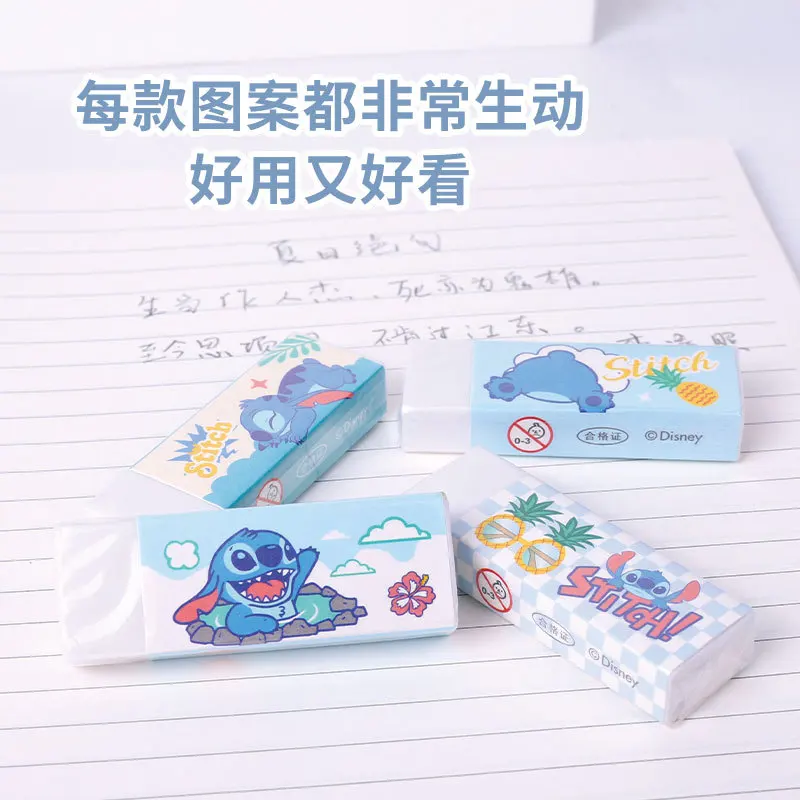 

NEW Disney Stitch Eraser Kawaii Figure Mickey Mouse Writing Drawing Pencil Erasers Student School Supplies Stationery Gift