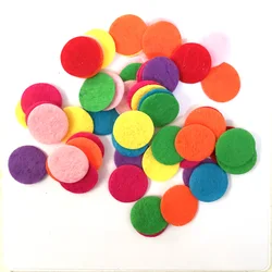 10mm 15mm 20mm 25mm 30mm 35mm 40mm 45mm 50mm Padded Felt Round Shape Craft/ DIY Appliques Clothing Decoration Scrapbook XA151