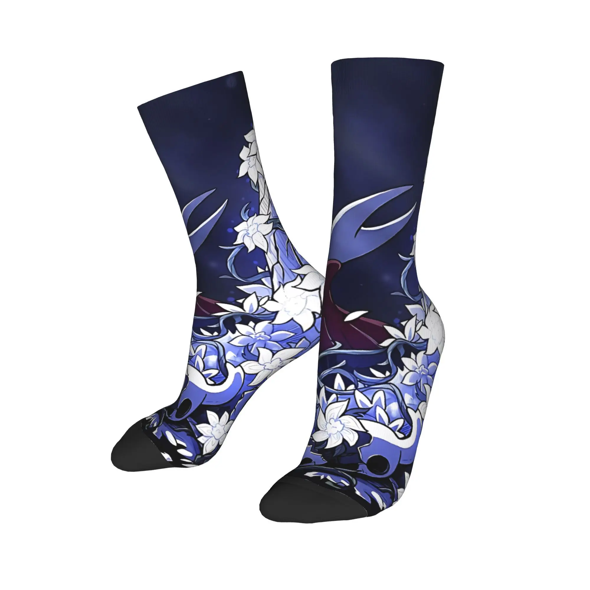 Hollow Knight Game Stockings  Korean Socks Couple Comfortable Socks Autumn Skateboard Design Anti Skid Socks Gift