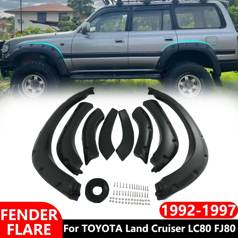 

For Toyota Land Cruiser Prado Lc80 Fj80 1990 -1998 landcruiser 80 series Fender Flares Wheel Arch Fender Accessories Mudguard