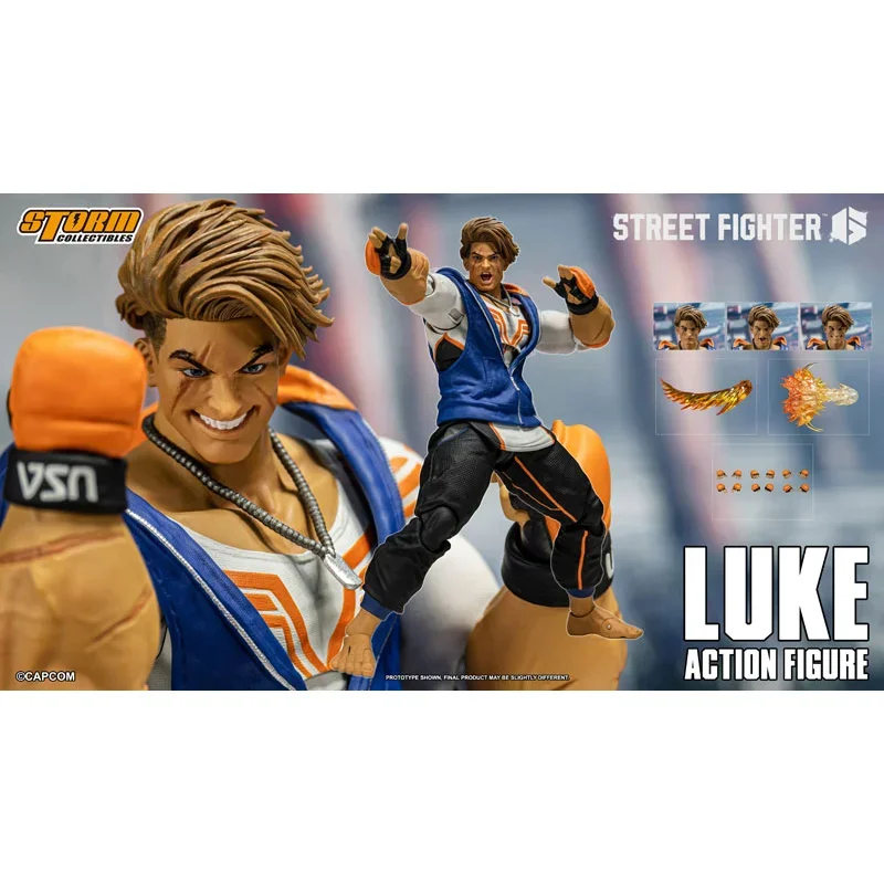 Origineel Storm Toys Street Fighter 6 Luke Op voorraad Anime Action Collection Figures Model Toys