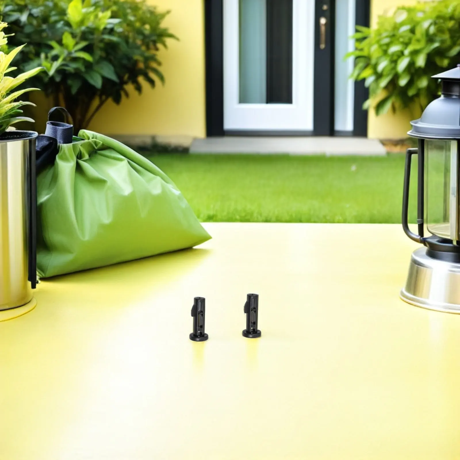 12 Pcs Dust Bin Lid Plug Latch Garbage Clips Outdoor Trash Can Locks Cover Bracket Clamps Hinge Pins Replacement Parts