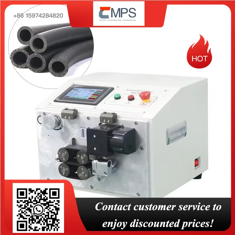 

Professional Automatic PLC Controlled High-Accuracy Silicone Tube Cutter PVC Plastic Cutting Machine 110/220V 1000W New