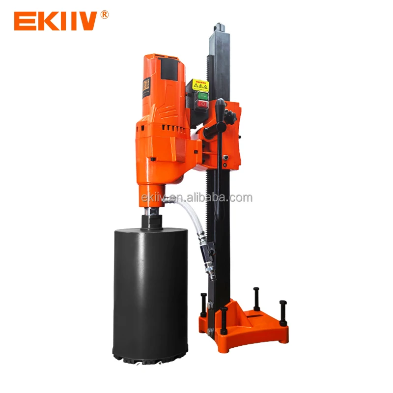 250mm Concrete Diamond Core Drill Machine Single Speed Heavy Duty Electric Hammer Drill Water Source