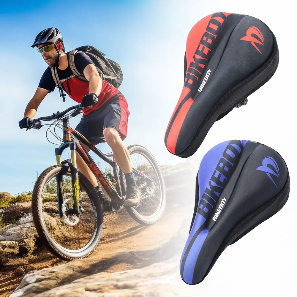 Replacement Stress Relieve Bicycle Seat Cushion Sweat Absorption Breathable Seat Cushion Cover Shockproof Bike Cushion Sleeve