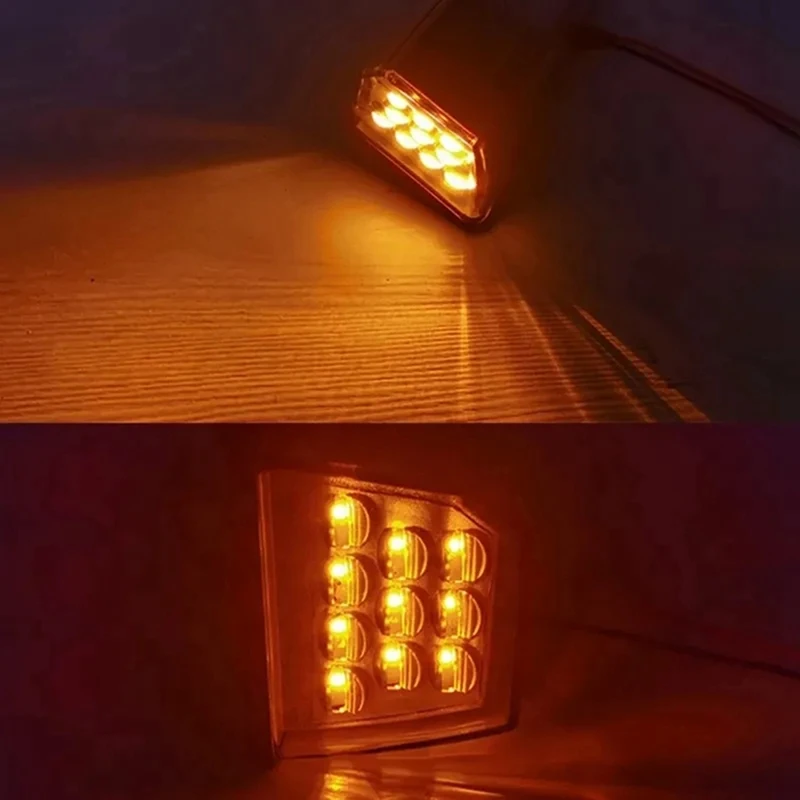 24V Truck LED Side Marker Lamp Headlight Corner Light For Volvo Trucks Series FH/FM/FL