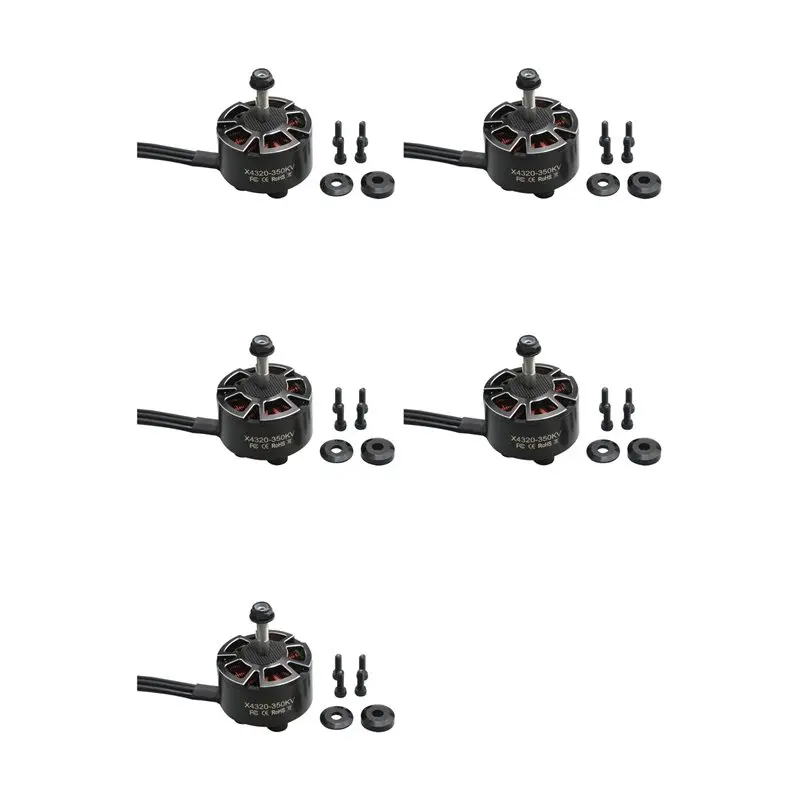 A55T 5X X4320 350KV Brushless Motor 3-12S Low Noise High Speed Long Range For 15Inch RC FPV Drone Model Parts