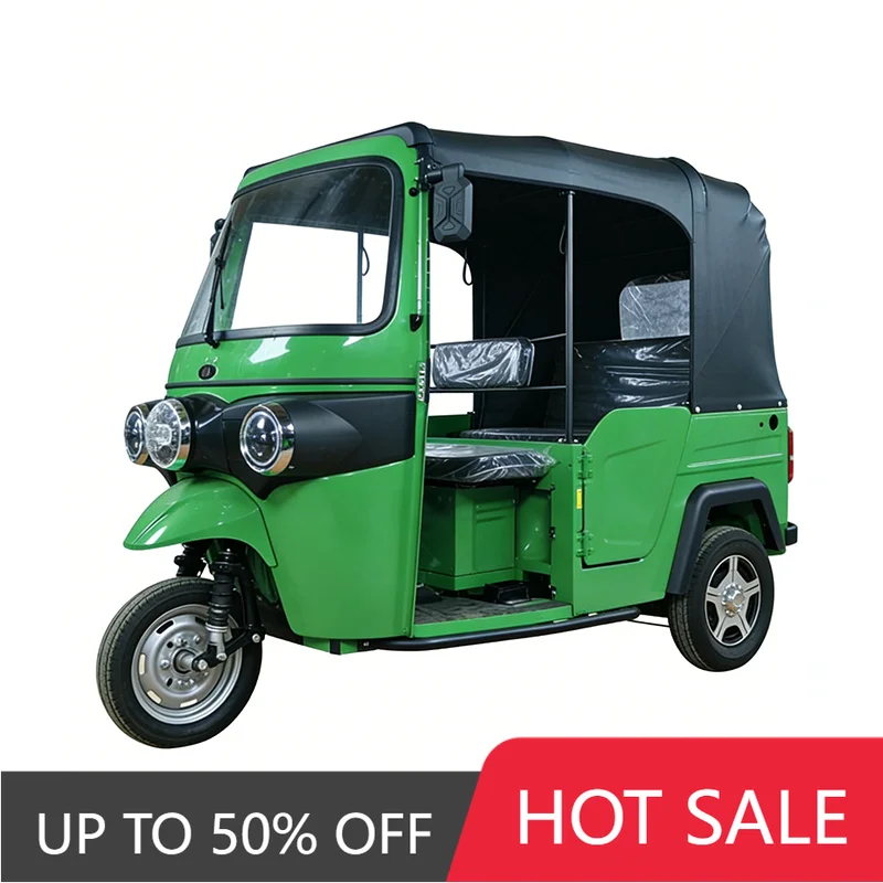 WWE KEYU high-quality customized wholesale 90 kilometers battery life electric adult tricycle open body 4-seat daily scooter