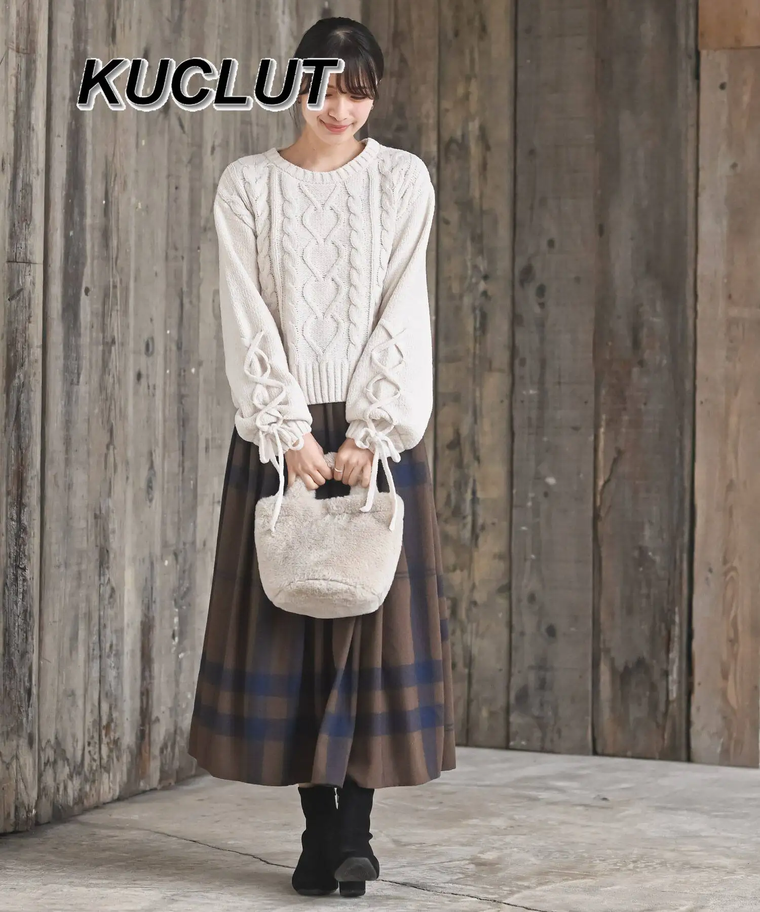 

Autumn Winter Japanese Style Chip Tie Round Neck Pullover Sweater for Women Casual Solid Color Elegant Lady Knitted Top