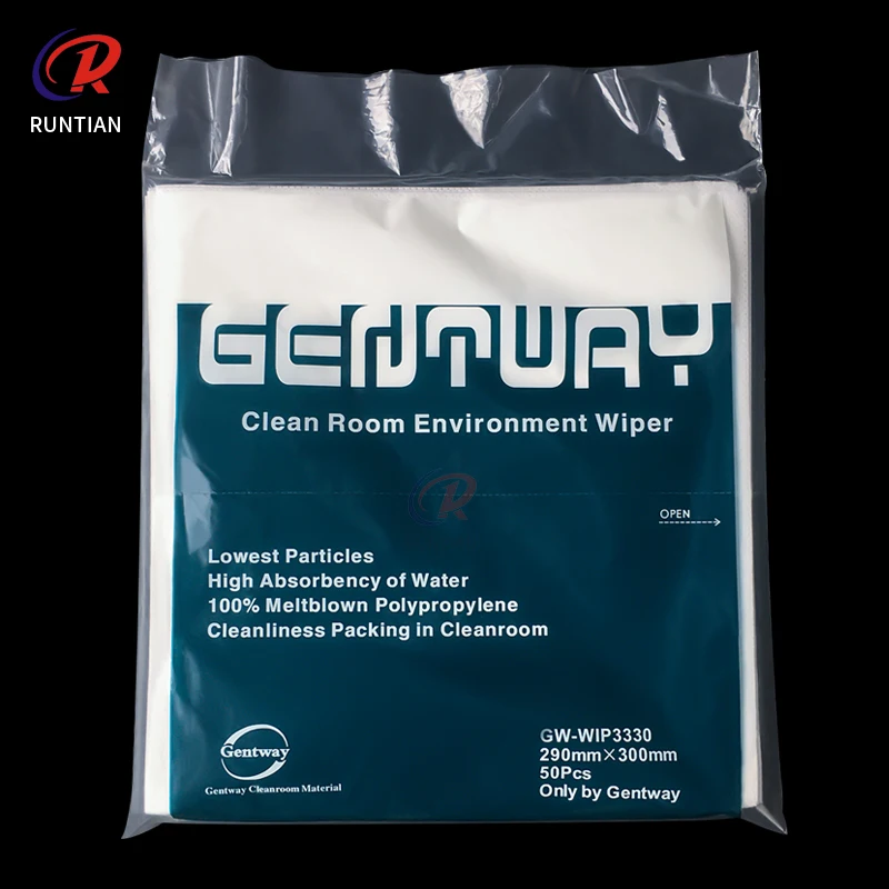 10bags Dust-free Wiping Paper Gentway Clean Cloth Cleanroom Wipers 290*300mm for Solvent and UV Printer