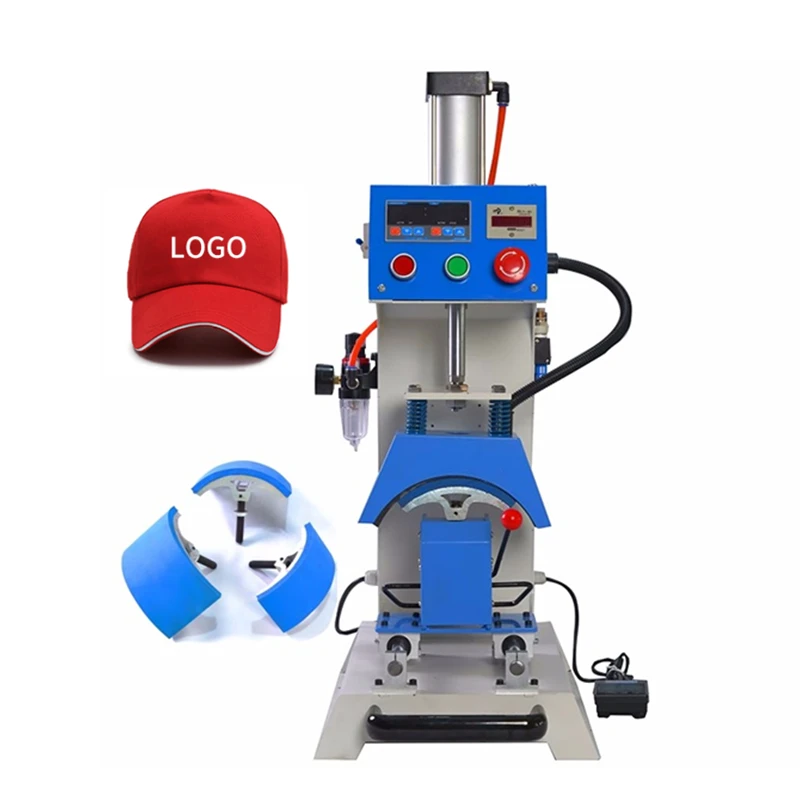 

Heat Press Machine Pneumatic Automatic can Continuous Work Hat Cap Printing Machine For Hat Cap Logo Brand Leather