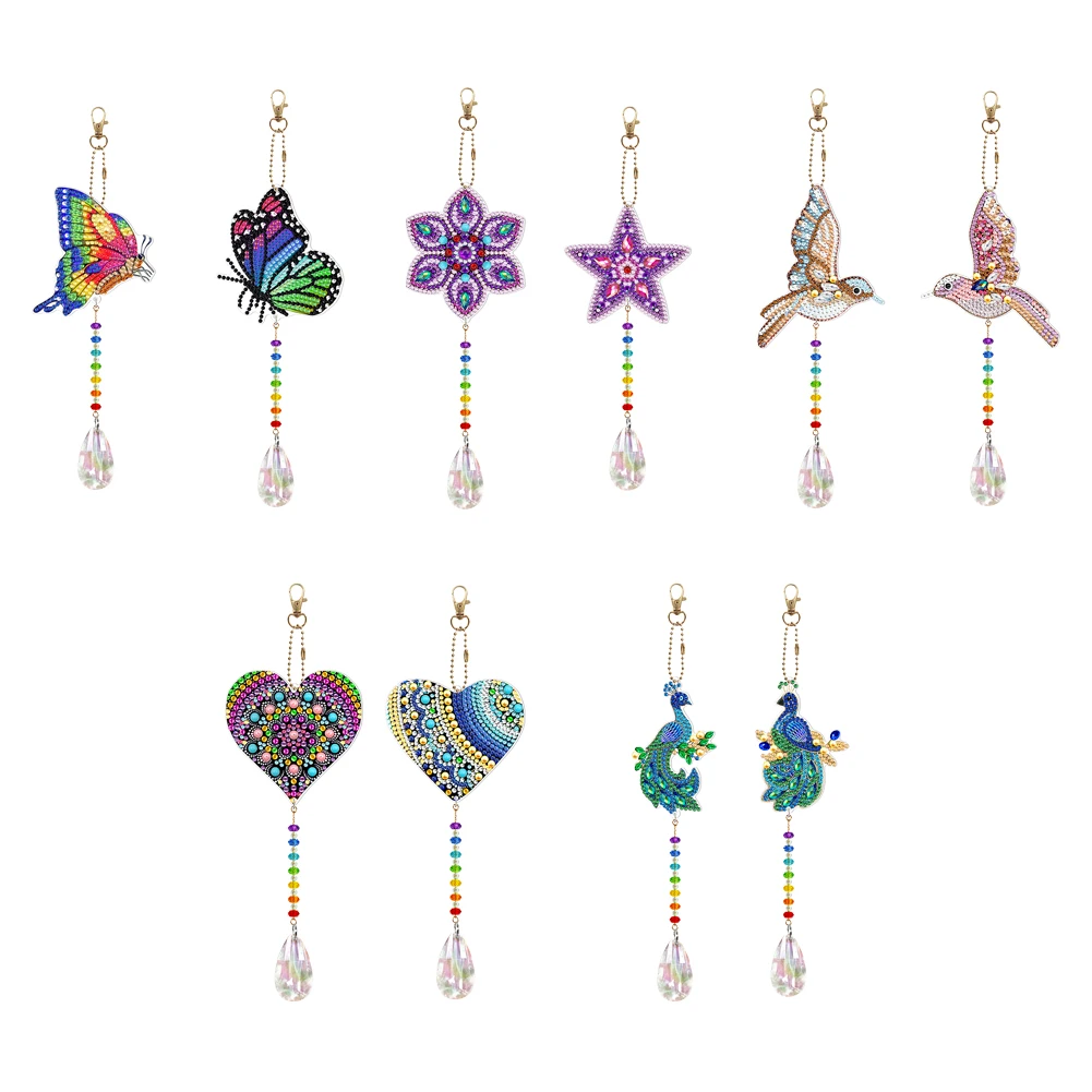 Special Shaped Crystal Drill DIY Diamond Painting Window Hanging Art Jewelry Kit