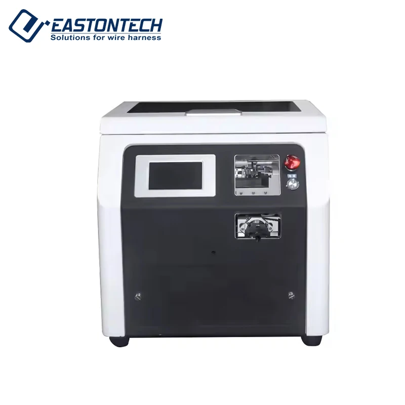 EASTONTECH EW-5565 Automatic Insulated Terminal Crimping Machine with Vibrating Plate Feeding Loose Terminal Crimping