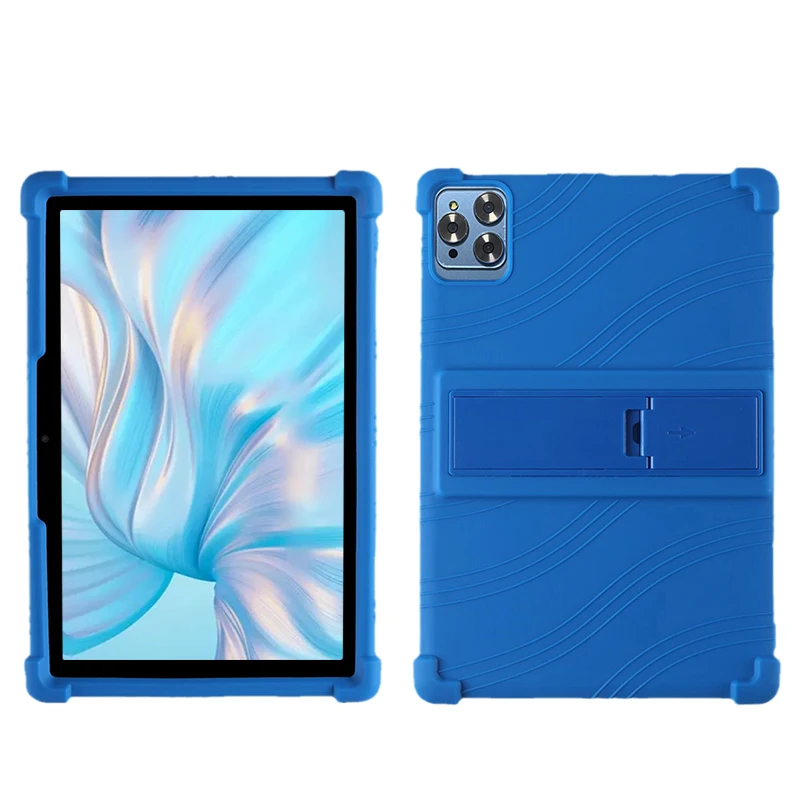 Dla P37 Wersja globalna Nowy 10,1-calowy tablet z systemem Android Octa Core [Djazny dla dzieci] 4-ostronny zagęszczony, odporny na wstrząsy miękki silikonowy pokrowiec — zdjęcie produktu 5