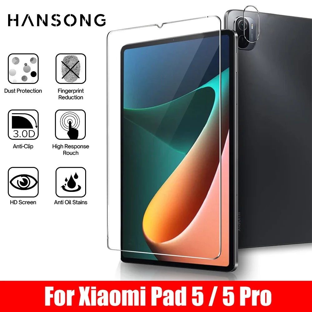 

For Xiaomi Pad 5 Mi Pad 5 Pro 2021 Tempered Glass Tablet Protective Film for Xiaomi Mi pad 5 Pro Mi Pad 5 Screen Protector Glass