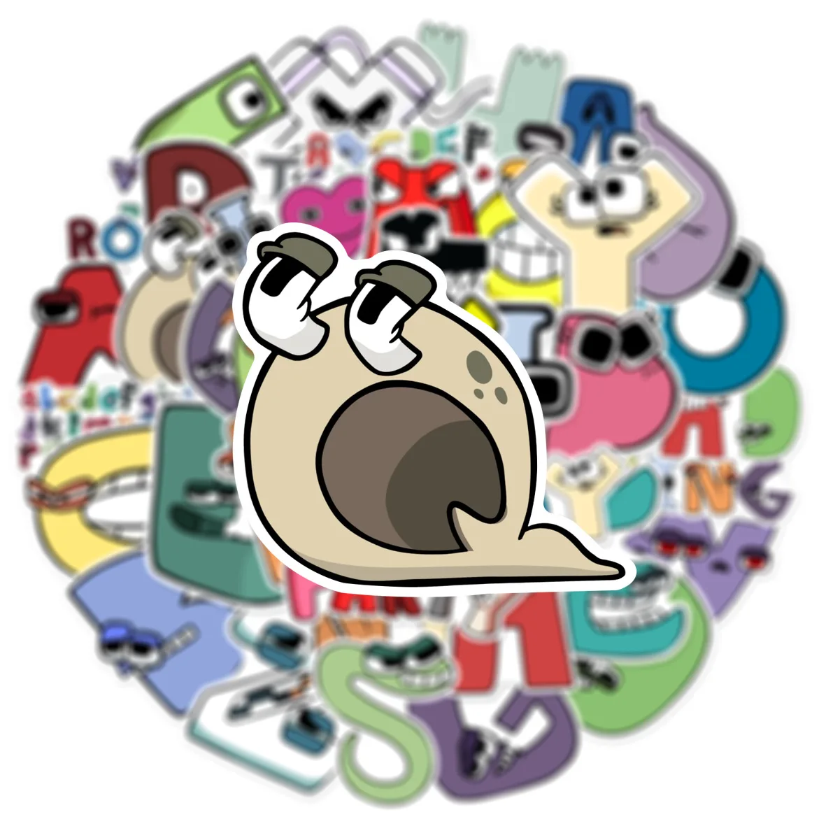 10/30/50 sztuk alfabet Lore litery legenda Cartoon naklejki Graffiti śmieszne dekoracyjne Party kubek wody naklejka na telefon komórkowy