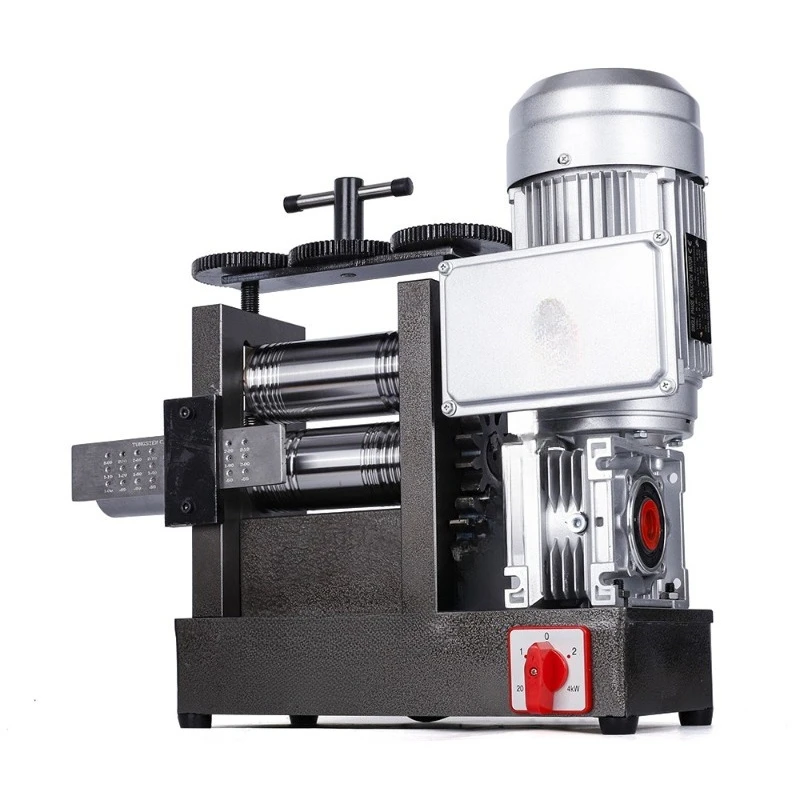 

750W tablet press, small gold and silver jewelry processing, round winding line, hand crank pressing machine