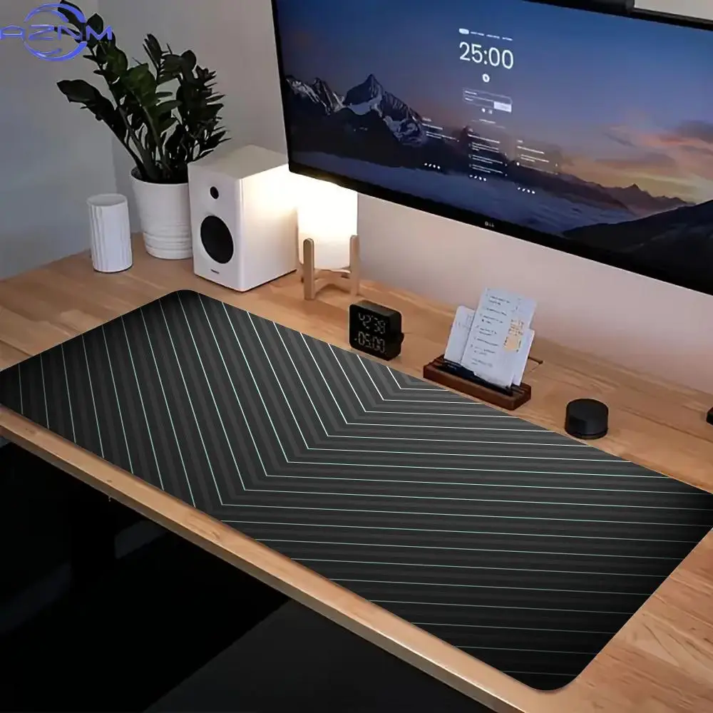 Striped Style Mouse Pad XL Computer Accessories Office Game Table Mats Rubber Anti-slip Gaming Keyboard Mousepads XXL Desk Pads