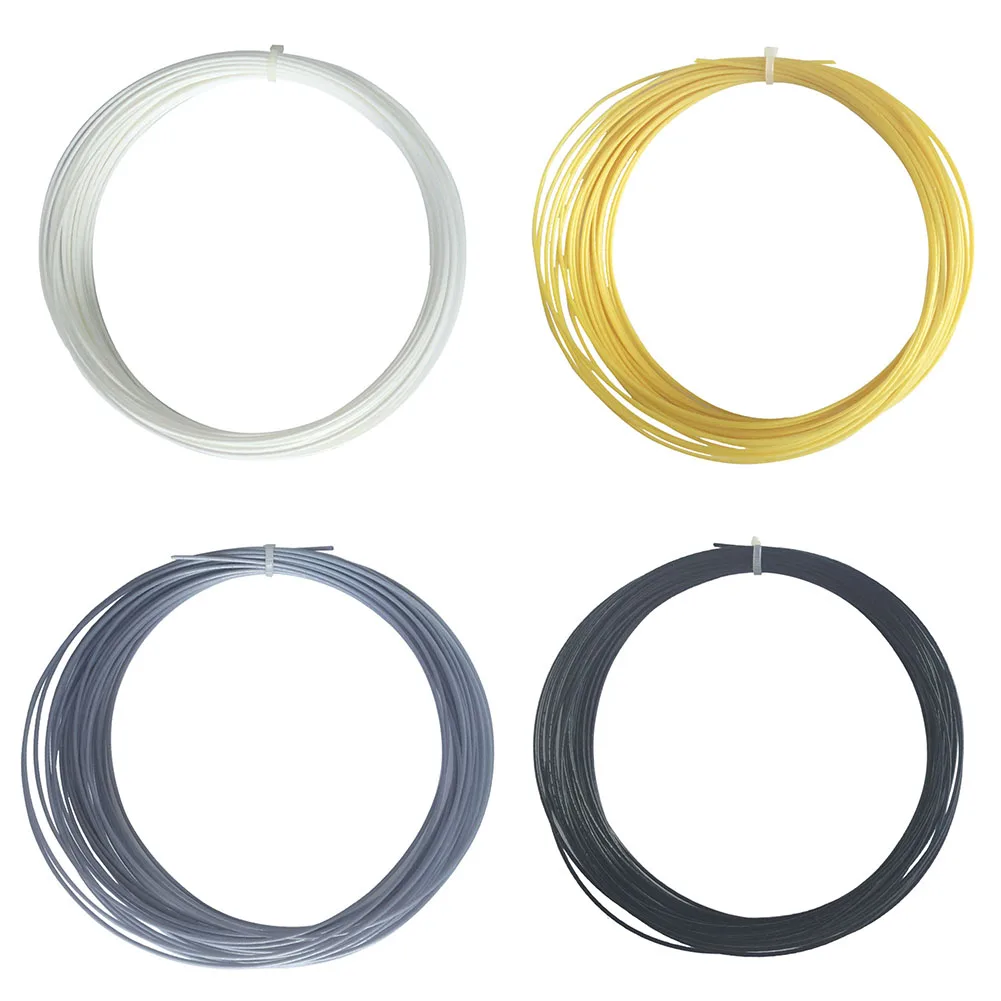 Tennis saite 17g/1,25mm Alu Power Co-Polyester Mono faser doppelt gerippte Tennis saite für Tennis spieler Enthusiasten 12m