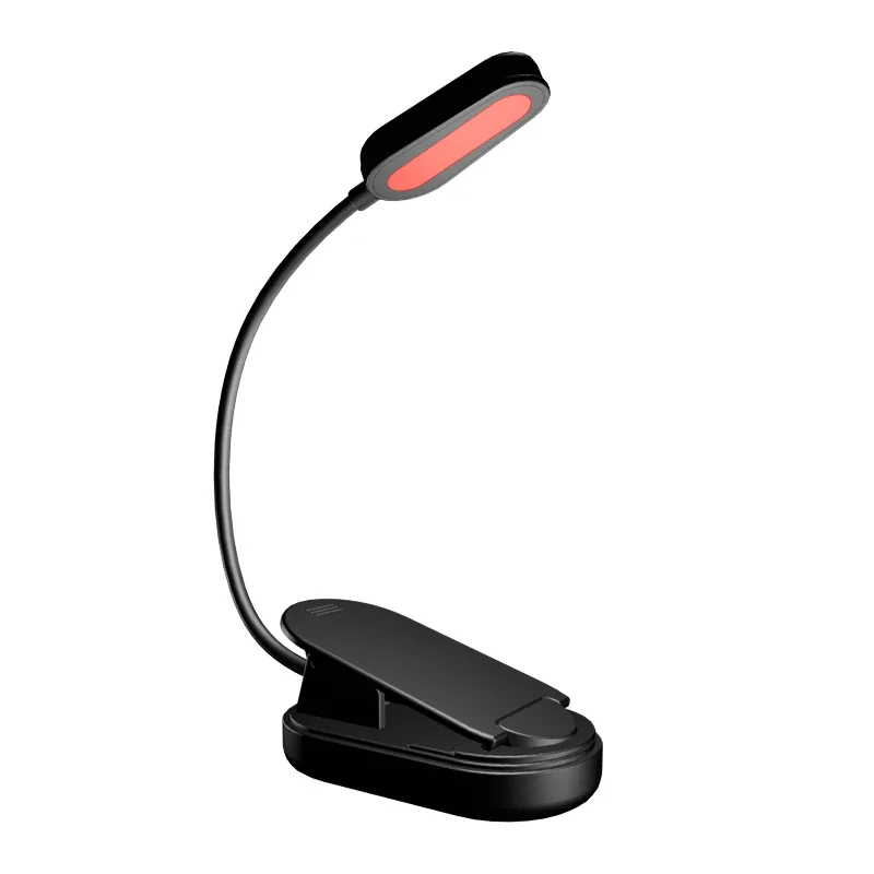 

WooBlue 660nm Red Light Portable Read Light Reading Lamp Clip Flexible USB Rechargeable Led Read Light