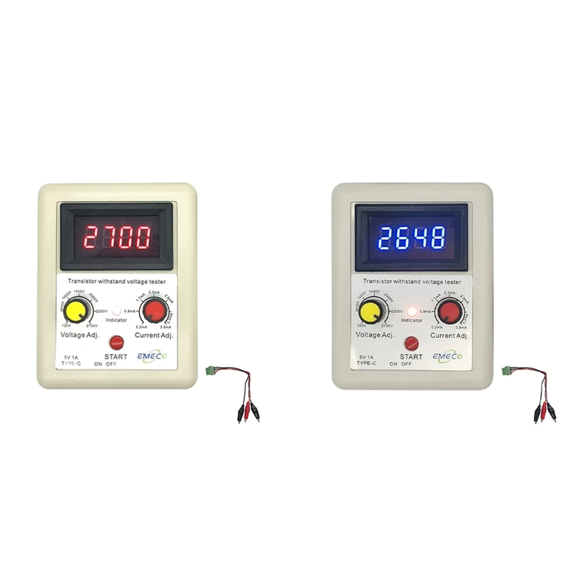 110V-2600V IGBT Voltage Capability Tester Diode MOS Triode Digital Voltmeter Tester Portable Withstand Voltage Tester