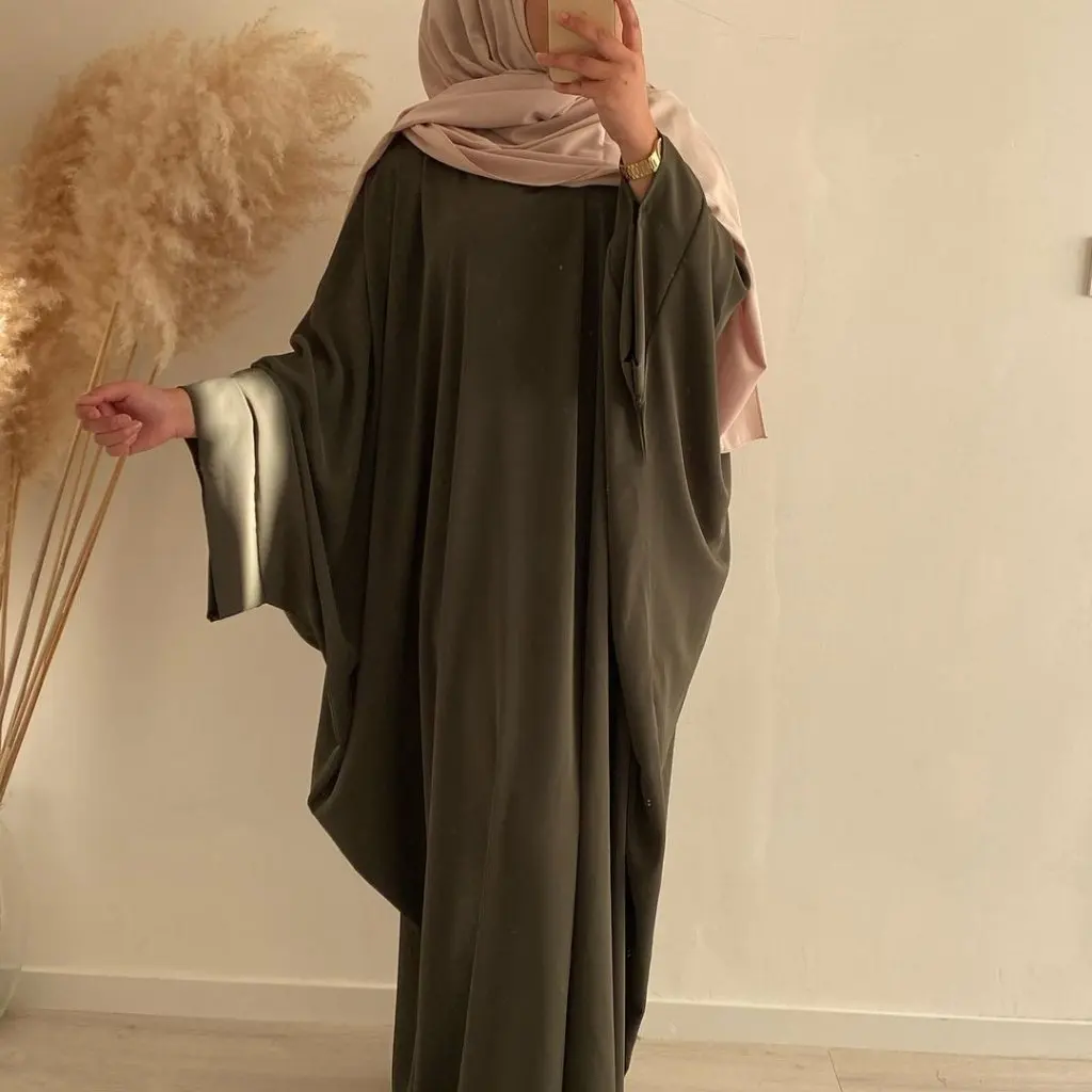 

Loriya plus Size Middle Eastern Dubai Turkey Style Robe Dress European American Design Wholesale Women's Long Dress LR468