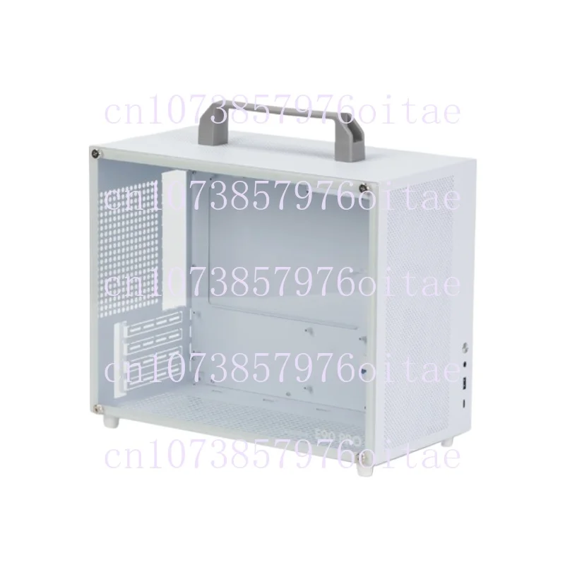 

ALBOX E90PRO Портативный акриловый боковой прозрачный портативный мини-S9 с водяным охлаждением и воздушным охлаждением MATX/ITX маленький корпус