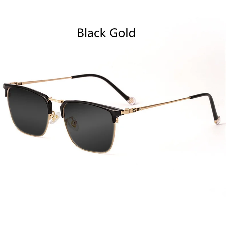LOERHUNAR Ultraleichte Myopie-Sonnenbrille aus reinem Titan für Herren, Retro-Stil, Business, Fahren, Angeln, Outdoor, Reisen, Sonnenschutzbrille – Detail 14