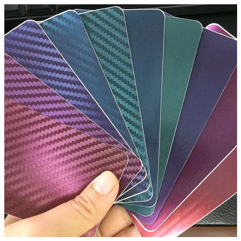 Car Body Color Changing Film, Chameleon Color Changing Film, Carbon Fiber Paper, Blue To Purple, All Car Color Changing Film