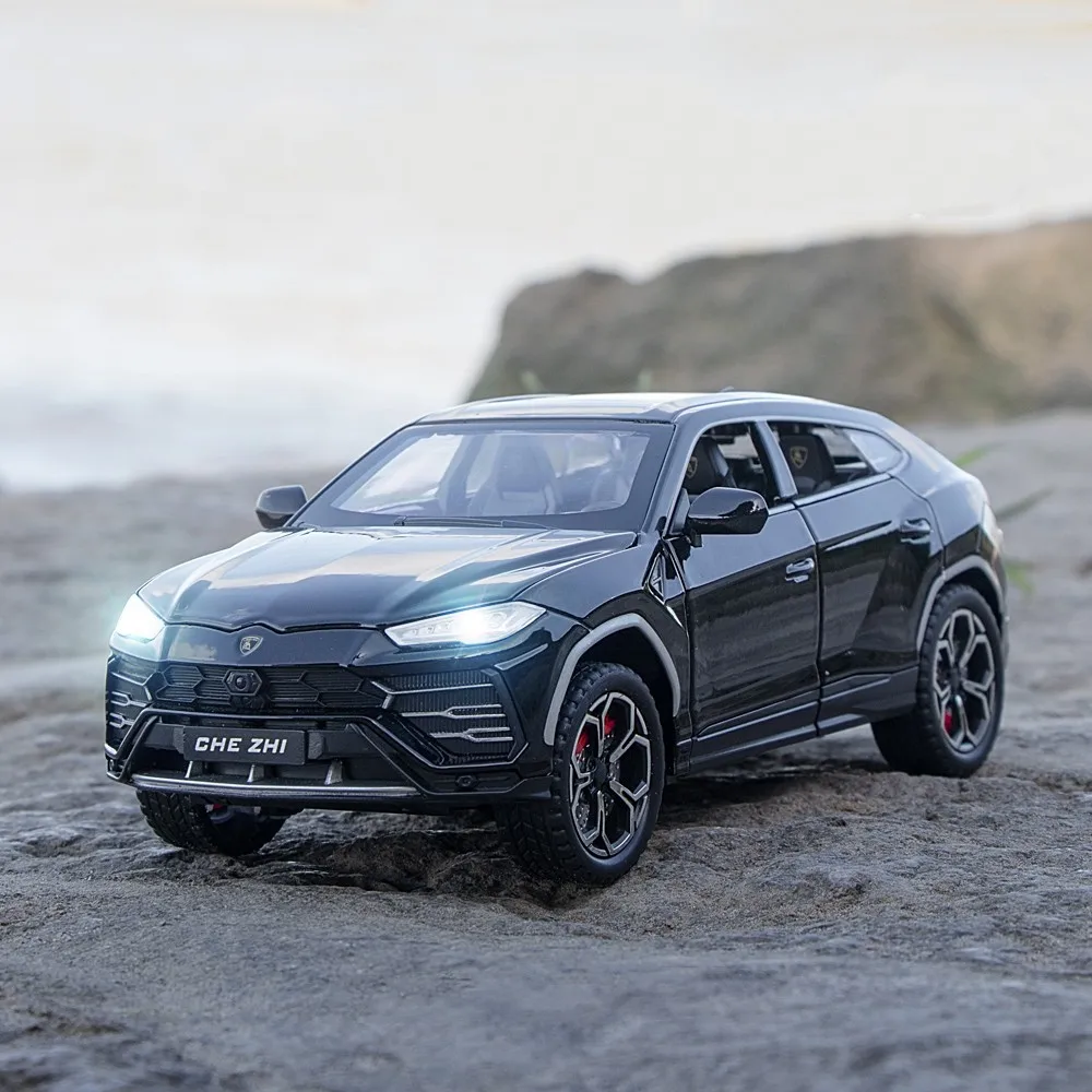 1:24 Lamborghini URUS SUV Alloy Sports Car Model Diecasts Metal Off-road Vehicles Car Model Sound and Light Kids Toys Gift A501