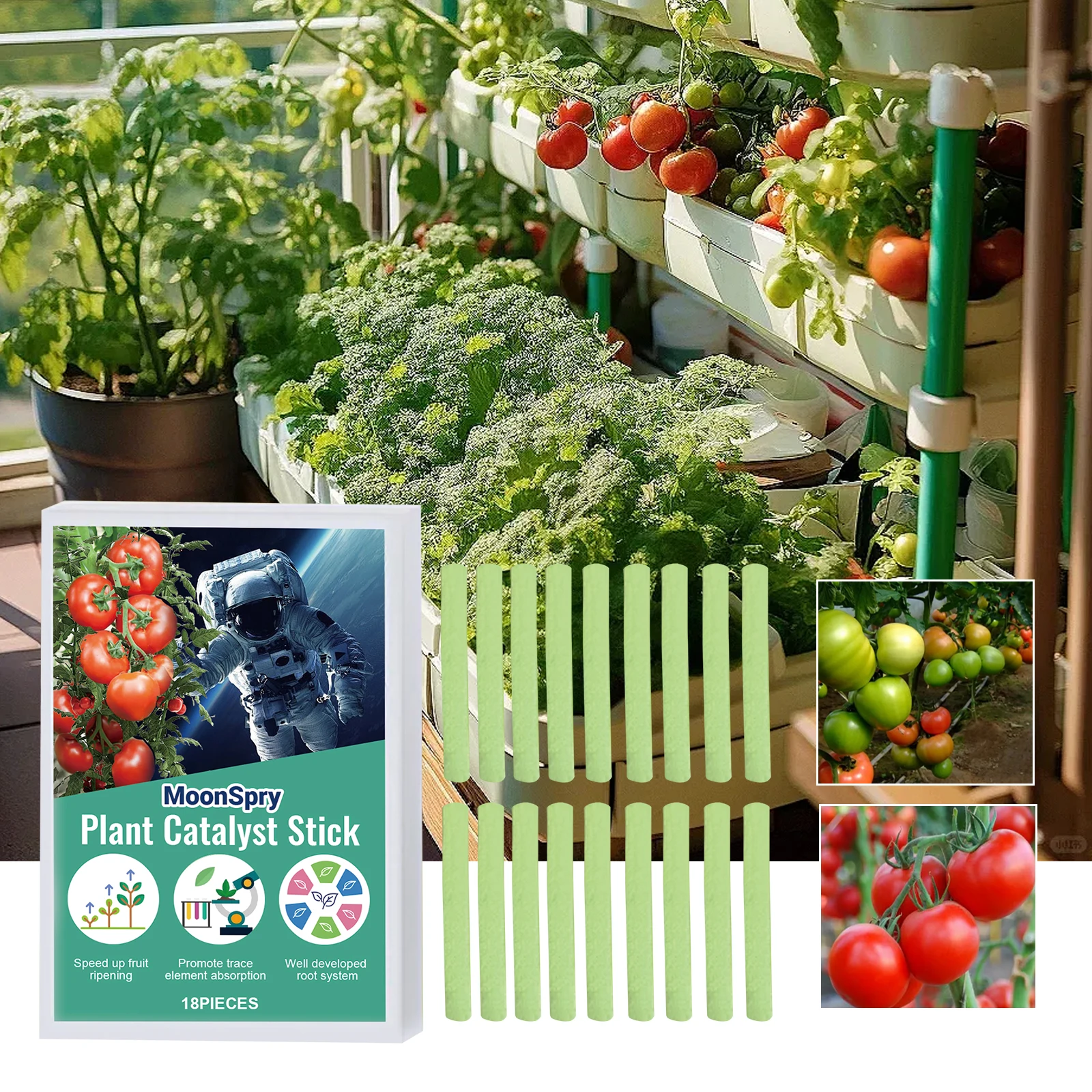 Plant Bio Nutrient Sticks Plant Fruit Vegetable Potted Flowers Root Growth Fertilizer Sticks Slow Release Organic Gardening Plant Food Spikes Indoor Outdoor Houseplant Soil Nutrition Feed Bars Home Care Tool Kit Set Plus Pro Safe Fast Easy Daily Life