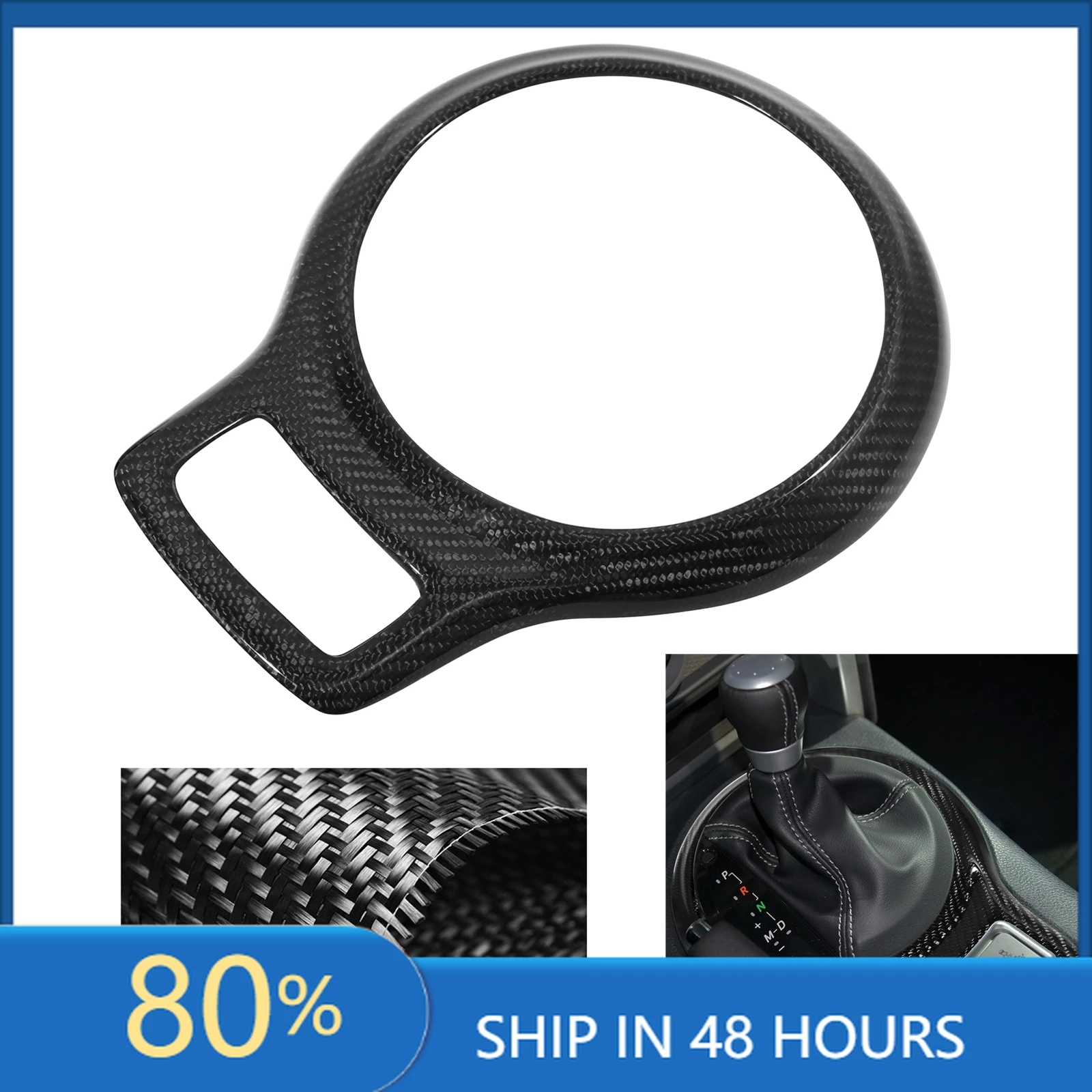 

Для Toyota 86 GT86 Subaru BRZ 2012-2020 внутренняя панель коробки передач автомобиля, отделка из углеродного волокна, центральная консоль переключения передач, наклейка, крышка