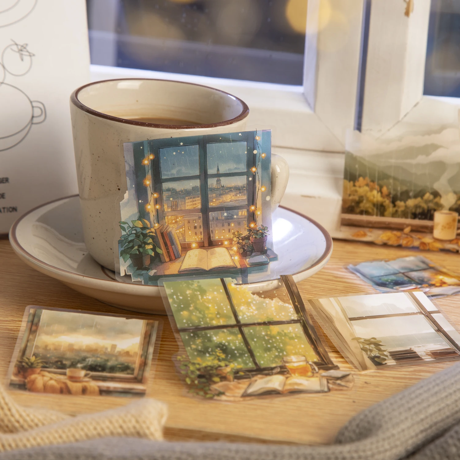 

Набор наклеек "Дождевое окно"