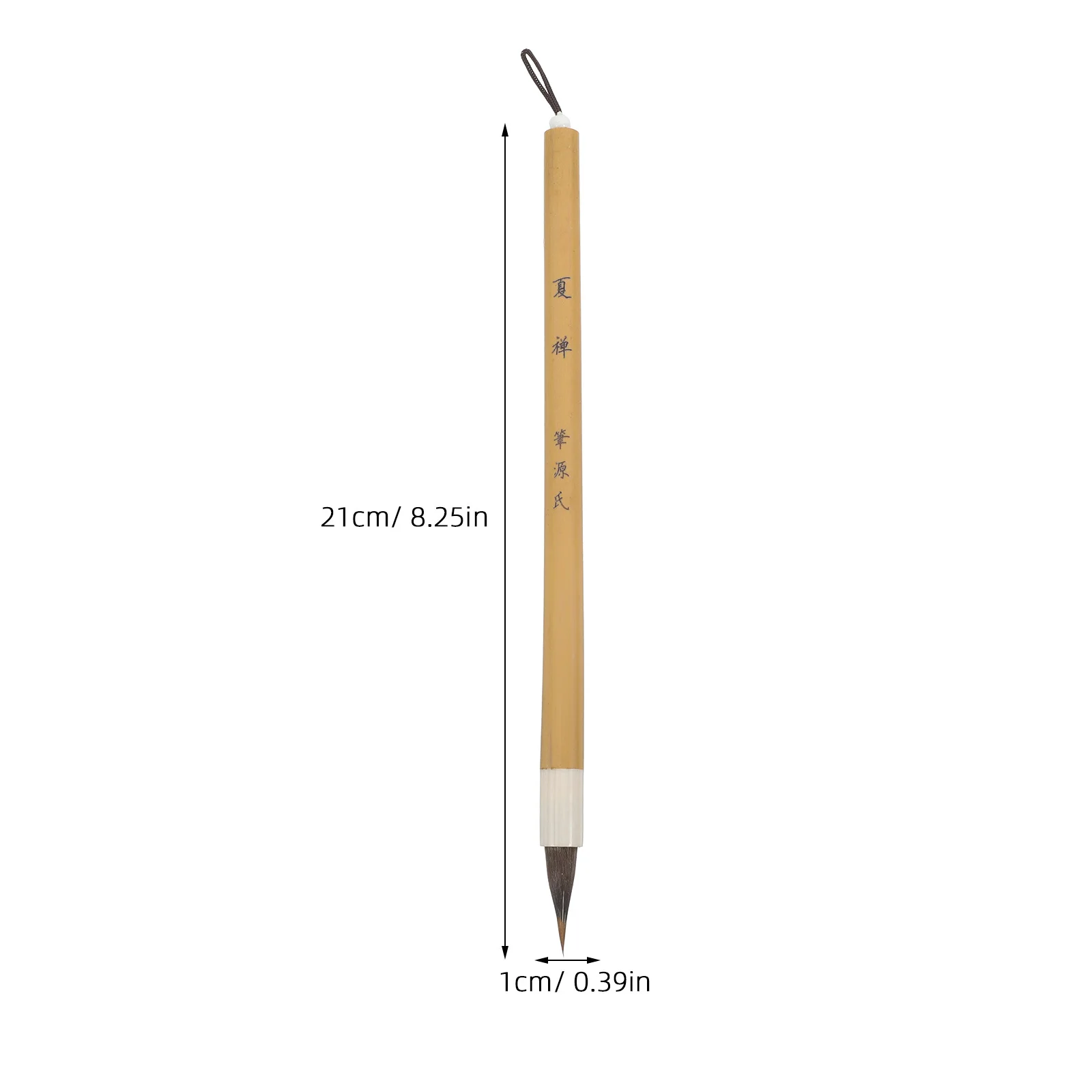Chicken Foot Tip Calligraphy Brush Short-Tip Fine Hair Bristle For Chinese Ink Writing Sumi Painting Scripture Copying Art