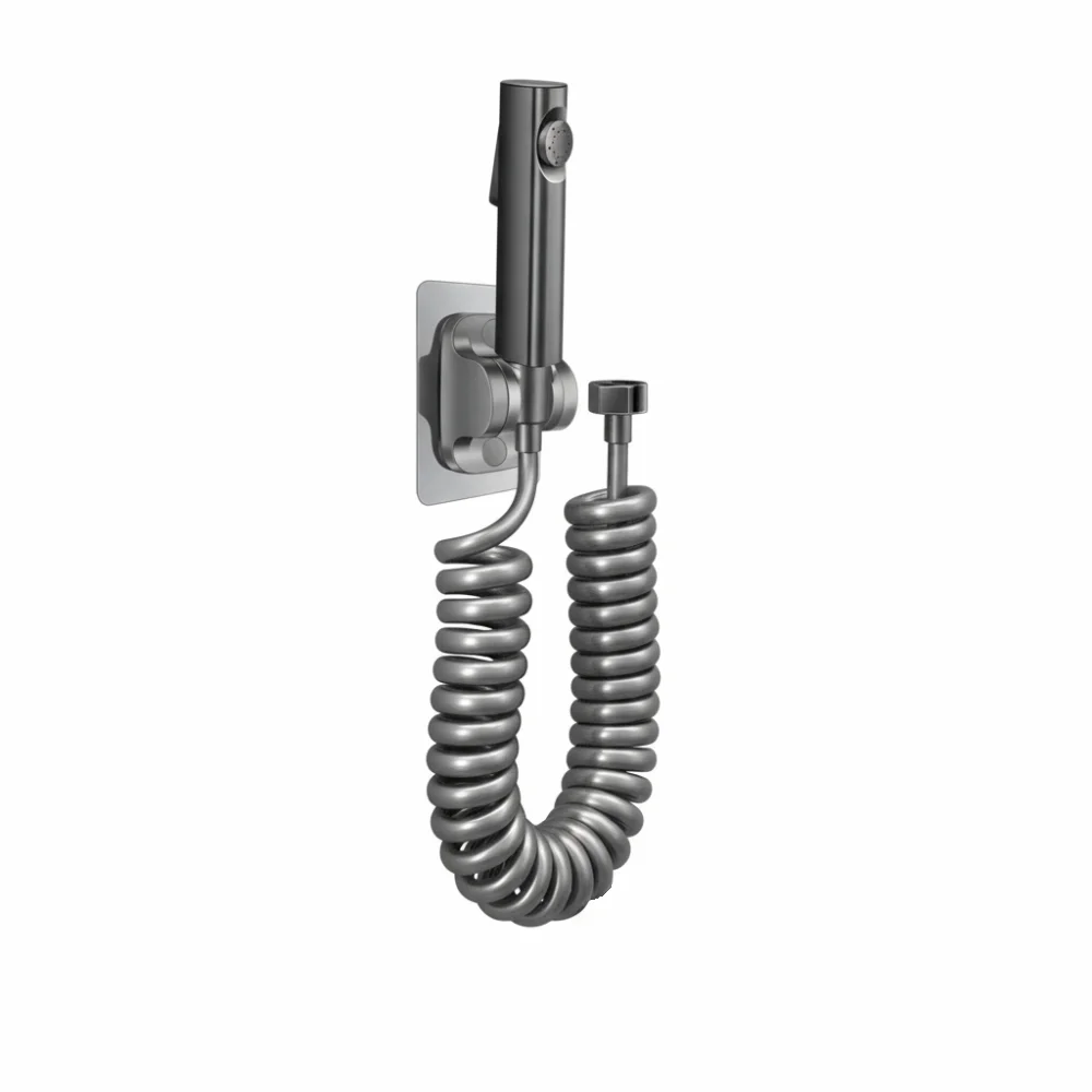 

ABS Handheld Bidet Sprayer Self Cleaning No Punch Toilet Bidet Faucet Wall Bracket Handheld Shower Head Personal Hygiene