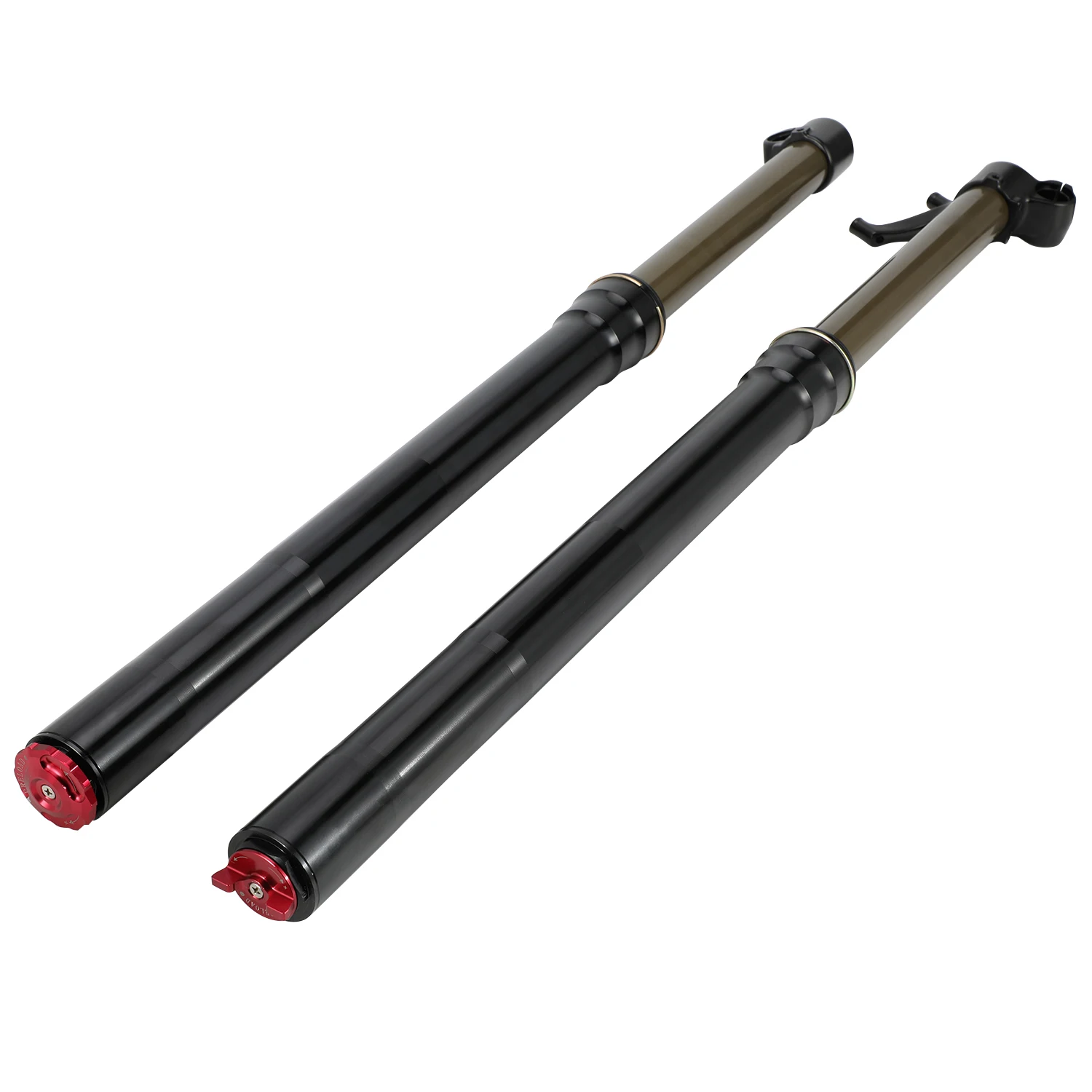JFG Upgraded Front Shock Absorber Aluminum Steel Inverted Fork Fit for Surron Light Bee X Segway X260 Dirt Bike Suspension