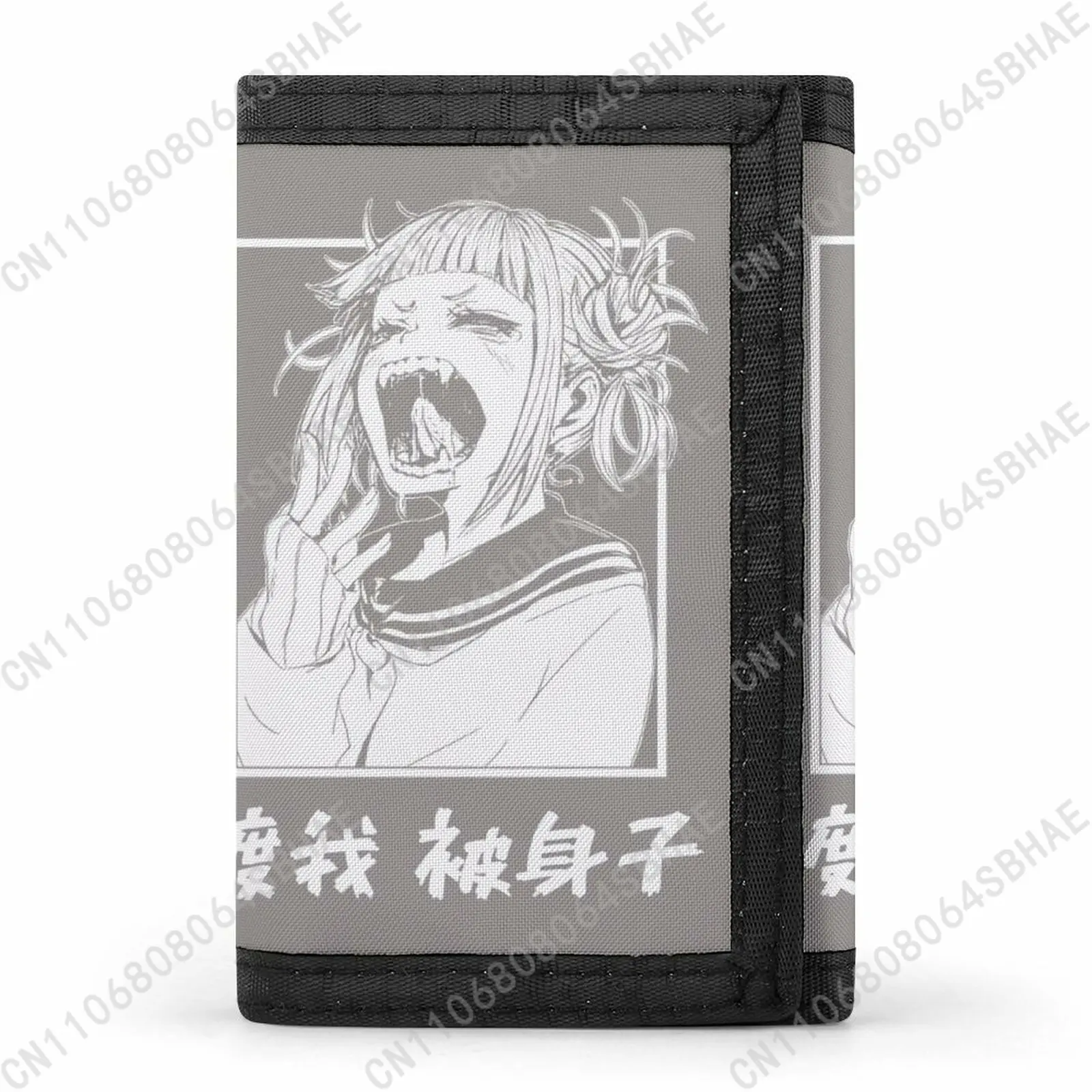 

My Hero Academia Himiko Toga Trendy Tri Fold Wallet Teenage Girls Boys Slim 3 Fold Card Personalized Pattern Purse for School