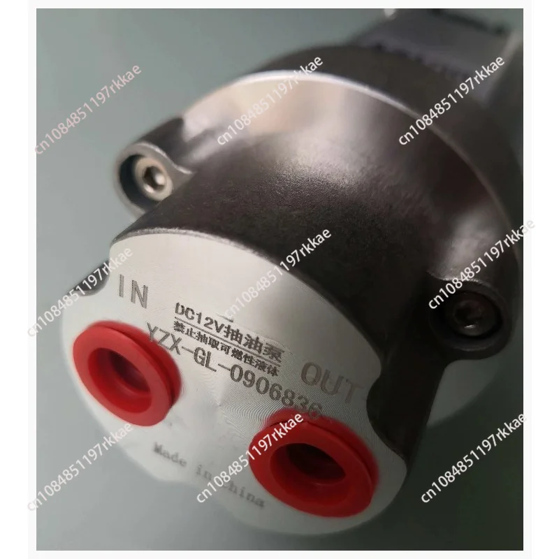 DC 12V Gear Oil Pump Engine Oil Pump Micro Self-suction Gear Oil Transfer Pump