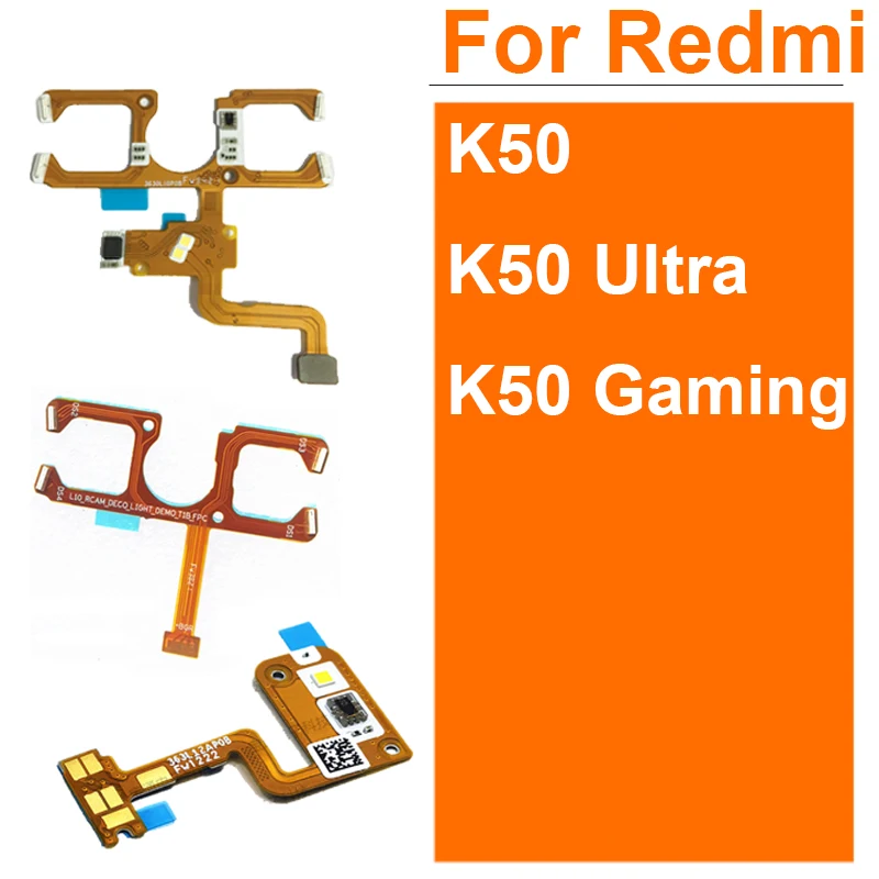 

Back Flash Proximity Ambient Light Sensor Flex Cable For Xiaomi Redmi K50 K50 Ultra K50 Gaming Replacement Parts