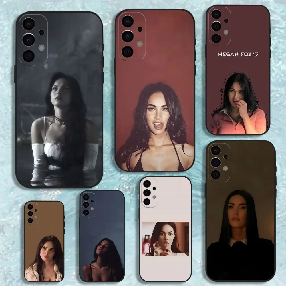 2000s Megan Fox  Phone Case For Samsung S25,S24,S21,S22,S23,S30,Ultra,S20,Plus,Fe,Lite,Note,10,9,5G Black Cover
