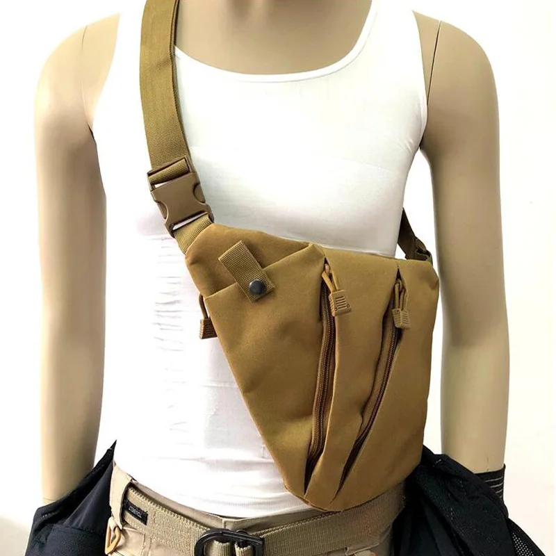 

Multifunctional Tactical Concealed Gun Storage Bag Men's Shoulder Chest Bag Pistol Hunting Holster Travel Business Bag