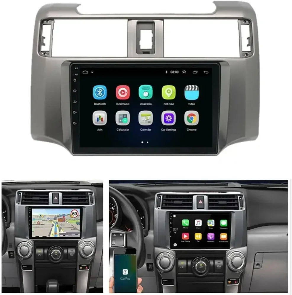 نظام ملاحة داخل السيارة Toyota 4Runner Android 13 لعام 2009-2019 مقاس 9 بوصة - يتميز مع CarPlay وAndroid Auto 2+32G #2