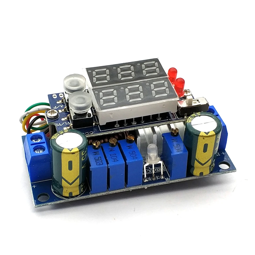 Controlador de Panel Solar 5A MPPT, DC-DC, 6-36V, reductor Buck CC/CV, módulo de carga Dual/Singa, pantalla LED, controladores reguladores