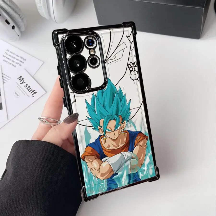 Чехол для телефона DragonS Ball Son Goku для Samsung Galaxy S25 Plus S23 S25 Edge S20 FE S25 Ultra S21FE S24 S22 Ultra Clear Cover