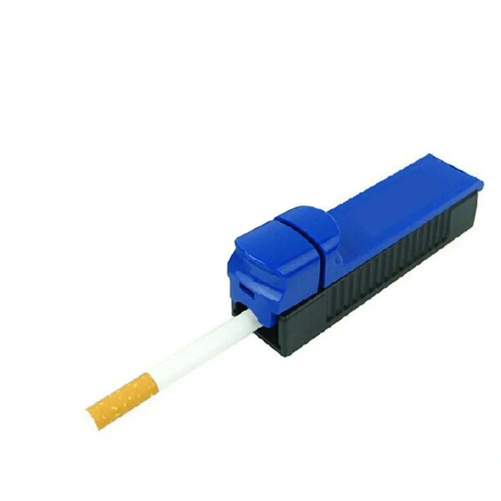 Manual Tobacco Grinder Cigarette Maker 70mm Plastic Cigarette Rolling Machine Single Tube Roller Smoking Accessories