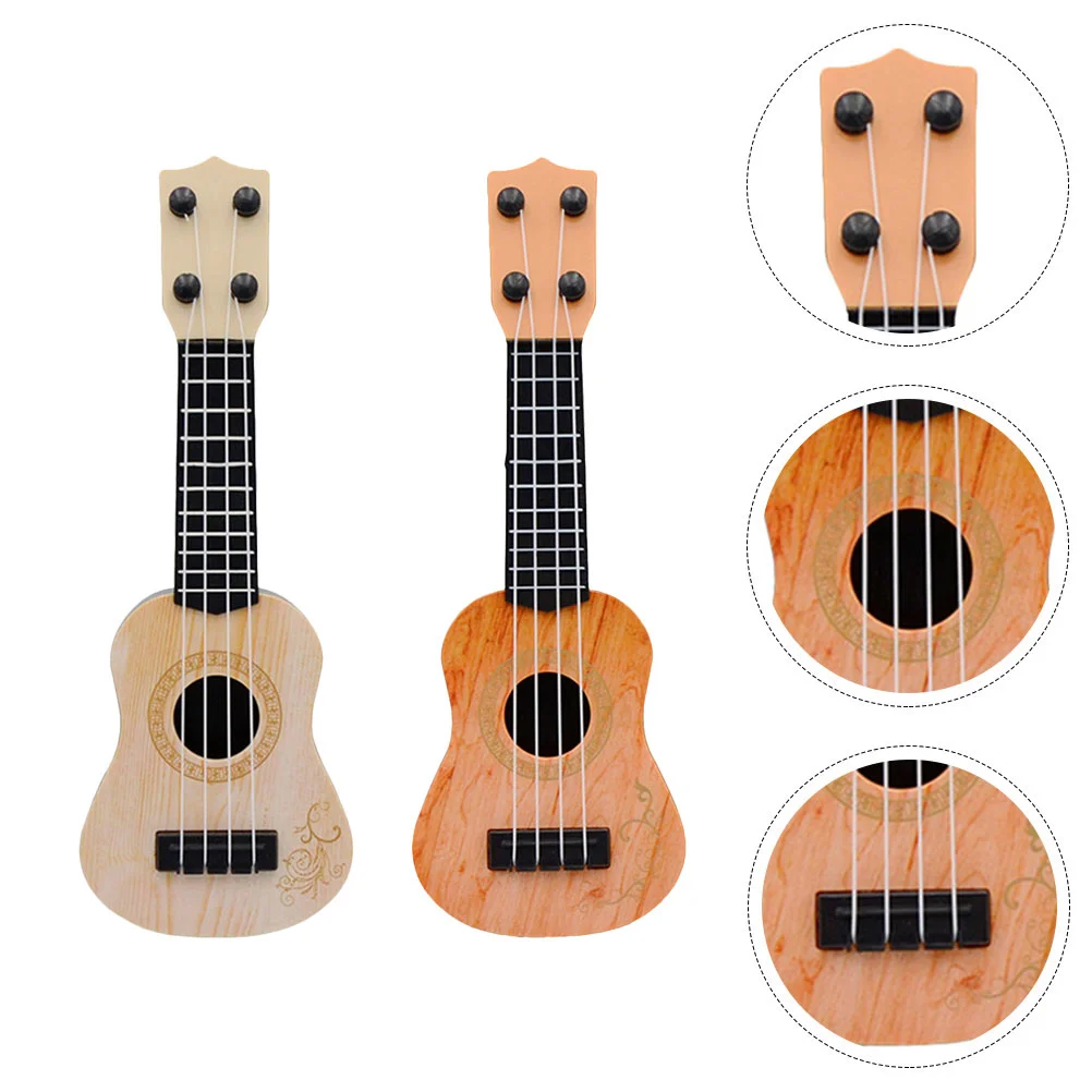 2-delige mini-ukelele peutermodel gitaar voor kinderen speelgoed gitaren simulatie muziek speelgoed instrument