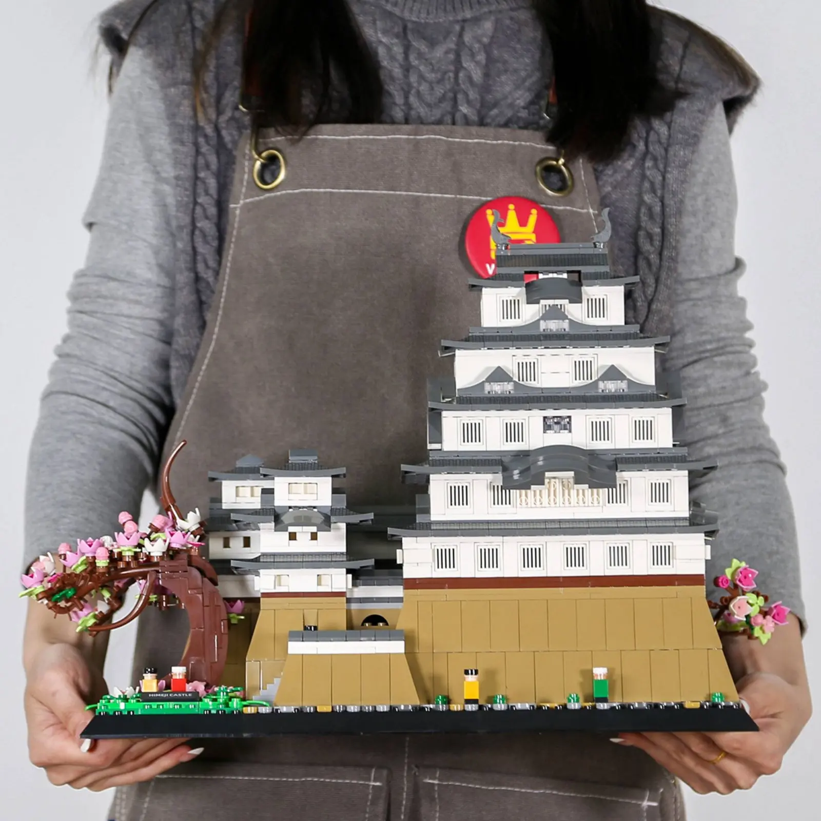 

1866 Pieces Himeji Castle Building Set Great Gift Himeji-Castle Japan Model Landmark Construction Brick Home Set Decor