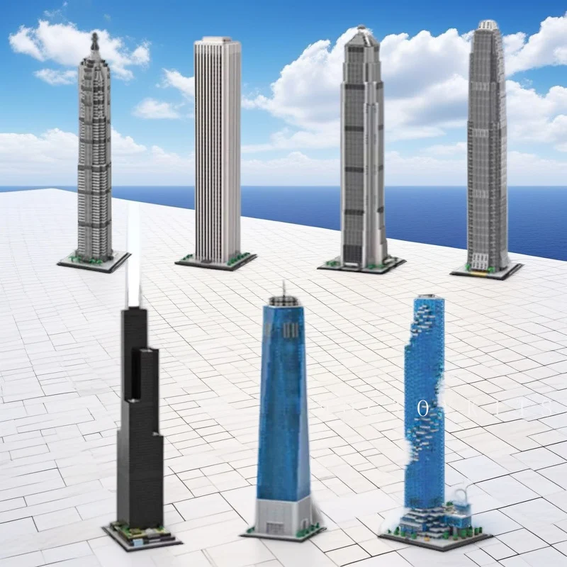 

Architecture Series MOC Building Blocks Set Large Classic Street View Brick Model Building Toy Collection Ornament Gift
