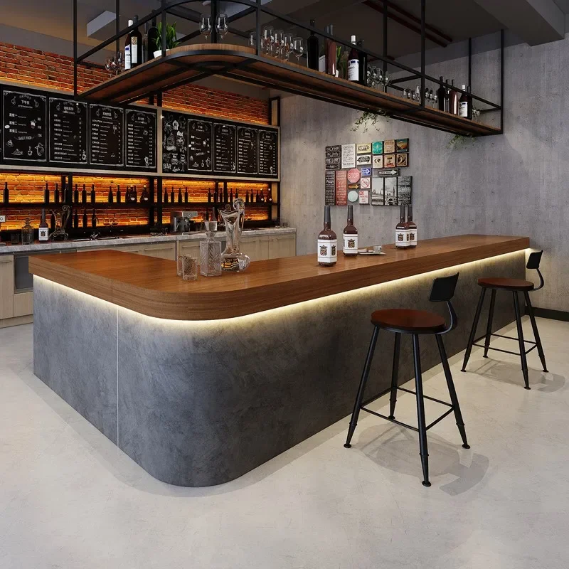 

Wine Table Work Industrial Furniture Nordic Home Bar Modern Luxury Dining Room Camping Island Long Restaurant Tables High